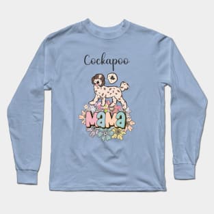 Red Merle Cockapoo Mama Long Sleeve T-Shirt